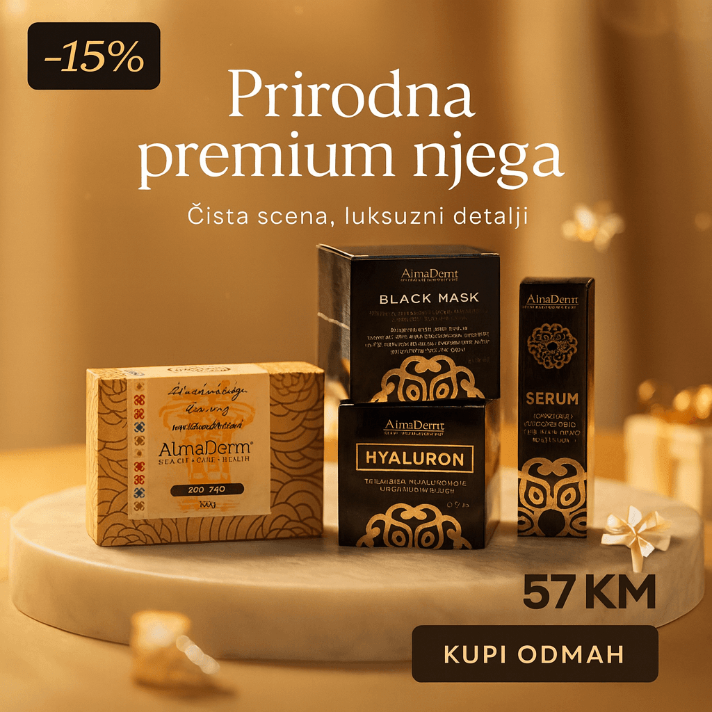 Crni set za njegu lica - 4 prozivoda